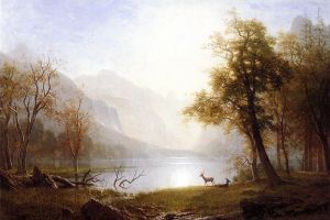 Valley in Kings Canyon By Albert Bierstadt